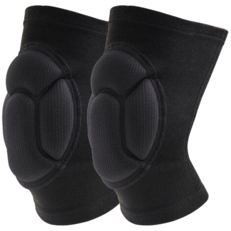 Genouillères Professionnelles pour Le Travail,Genoux Confortable pour sols abrasifs pour Gardning et Construction Danse,1 paire Élastique mousse Anti choc(L,42-48 cm) (1/5)