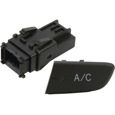 Enowelir Bouton poussoir de climatisation avec capuchon 6554KX de remplacement pour Citroën C1 2005-2014 (1/4)
