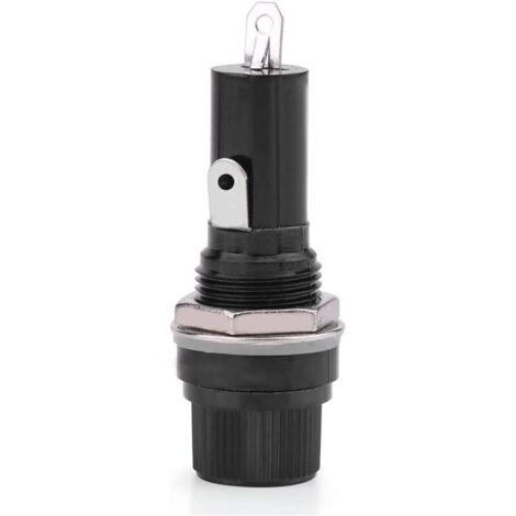 5 pièces porte-fusible monté sur panneau électrique prise bouchon à vis support de fusible à souder pour 6 30 fusibles en verre AC 125 V 15A/250 V 10A, Technologie embarquée/GPS et sécurité (1/4)