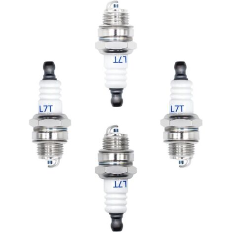 Enowelir L7T bougie d'allumage longue durée tondeuse à gazon deux temps tronçonneuse bougie d'allumage flamme buse,cutter 260 360 430 520 328, tronçonneuse 2500 3800 4500 5200 5800 (1/4)
