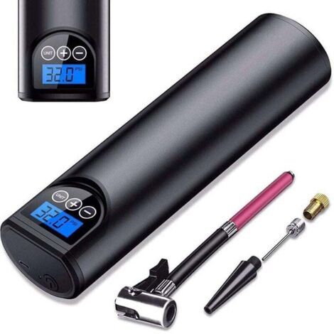 Mini Compresseur Pneumatique Rechargeable 150PSI / Min Compresseur d'air Electrique Digital avec l'Ecran LCD (1/5)