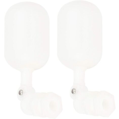 VAnne à Flotteur à Filetage Mâle 2 pièces G3 / 8 avec Bras Réglable Vanne à Flotteur en Plastique à Arrêt Automatique pour Montage Sur Réservoir d'Eau (1/4)