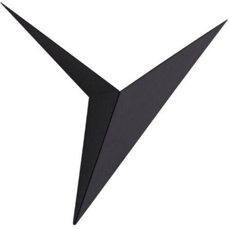 Applique murale minimaliste en forme de triangle, applique murale moderne à LED, luminaires muraux intérieurs Appliques murales en métal de chevet nordique pour escaliers de couloir de chambre à couch (1/4)