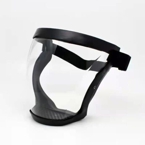 Visière de Protection, Anti-fog Protective Full Face Shield, Face Shield de Protection Complets, HD Transparent Bionic Face Shield de Protection, Visières de Sécurité, Réglable Sangle, Anti-Poussière (1/5)