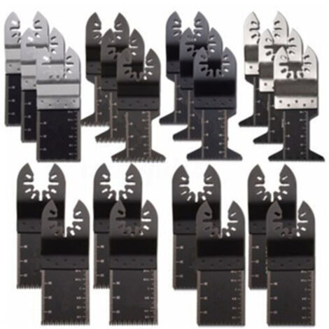 20 Pièces Lames de Scie Oscillantes Professionnelle Multi-Outils Lames de Scie Bois/Métal/Plastique avec Libération Rapide (1/5)
