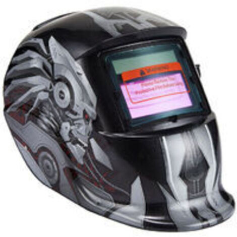 Casque de Soudure Automatique - Masque de Soudure avec 2 Lentilles et 2 Capteurs de filtre à ombre réglables DIN9-13 pour le soudage à l'arc de MIG TIG MAG [Classe énergétique A+++] - RWMasque et lune (1/5)