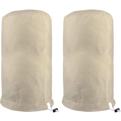 Voile D'hivernage Plante, Voile Hivernage Olivier, Voile Dhivernage Arbre, Housse De Protection Tomate Citronnier, Housse Hivernage pour Plantes Sac Vegetaux Jardin Tissu Non Tissé (120×180cm, Beige) (1/5)