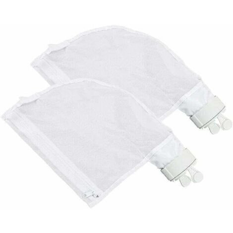 Enowelir Lot de 2 Sacs Filtrants en Nylon avec Fermeture Éclair et Filtre de Rechange pour Nettoyeur de Piscine Polaris 280 480 (1/4)