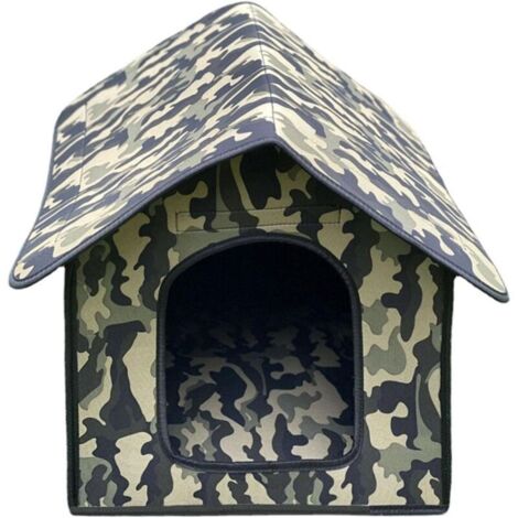 De Tente Extérieure Pour Animaux De Compagnie, Abri Composite Imperméable Pour Chat En EVA, Condo De Villa Pour Chat Sans Déformation, Cage Pliable Pour Chien Et Chat, Maisonnettes Pour Chats-M (1/5)