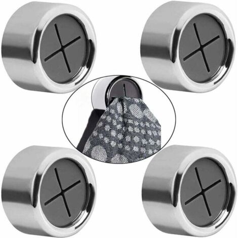 Lot de 4 Porte-Serviettes Pinces à Serviettes Pinces à Torchons Autoadhésives Sans Perçage Porte-Torchons Pince Porte-torchons Autocollante pour Salle de Bain,Cuisine et Maison (4 Pièces) (1/4)
