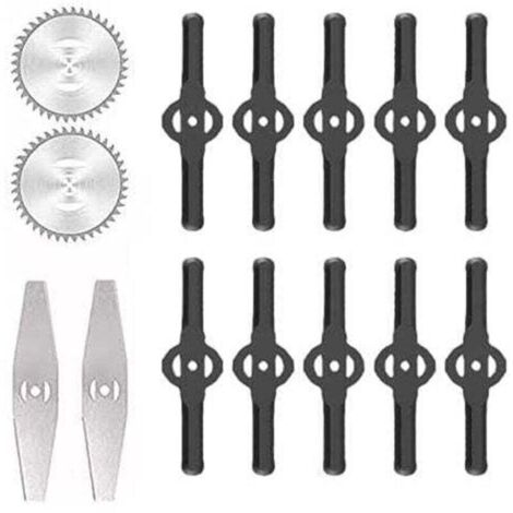 Accessoires pour tondeuses à gazon Lames de désherbeur électrique Lames de scie Manche télescopique léger pour la coupe du gazon, l'entretien de l'allée et du jardin (1/4)