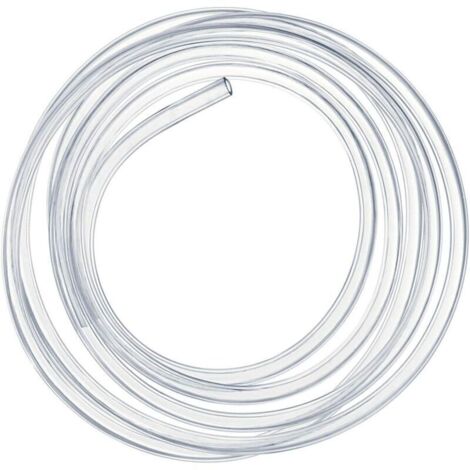 Tuyau Transparent de Pression 3 mètres, 10 × 12mm Tuyauterie Flexible Tube de PVC (1/4)