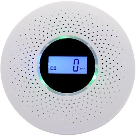 Debuns – Détecteur de fumée et monoxyde de carbone – Capteur électrochimique haute précision – Alarme ≥ 85 dB – Installation facile au plafond (1/5)