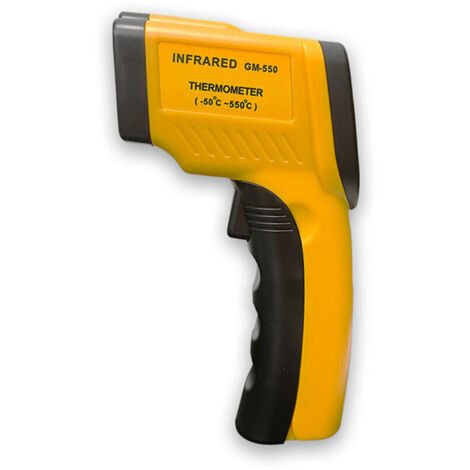 Thermomètre Infrarouge, Sans Contact Laser Thermomètre Infrarouge de -50°C à 550°C, Ecran LCD Rétroéclairé (Pas pour l'homme) (1/5)