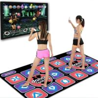Tapis de danse pliable pour enfants et adultes, tapis de danse électronique sans fil double pour TV, idéal pour le yoga, le sport et le fitness, ou comme cadeau d'anniversaire.