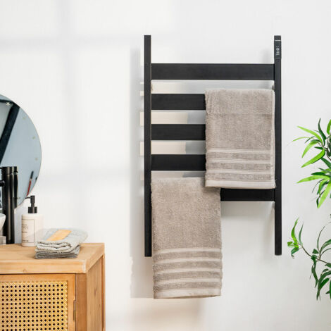 InnovaGoods Towarck Toallero eléctrico Negro 5 Barras (1/5)