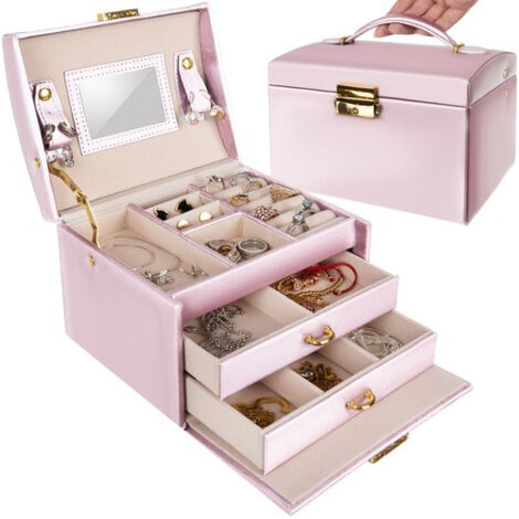 Caja/estuche para joyería - rosa (1/5)