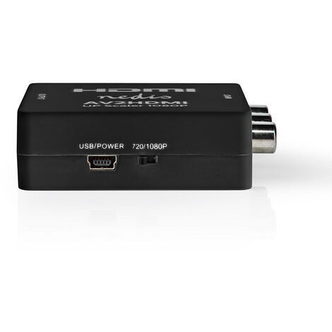 Nedis Conversor Vídeo Compuesto a HDMI™ | Unidireccional - 3x RCA (RWY) | Salida HDMI™ NE550715204 (1/5)
