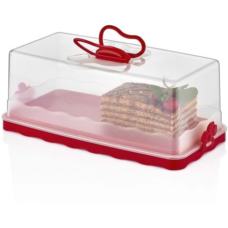 Herzberg HG-L575: Baton Cake Dome Rojo (1/5)