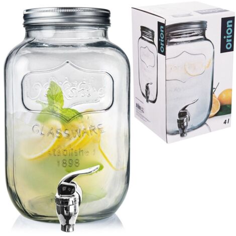 Lata de bebidas con grifo para fiestas de verano y hogueras. (1/5)