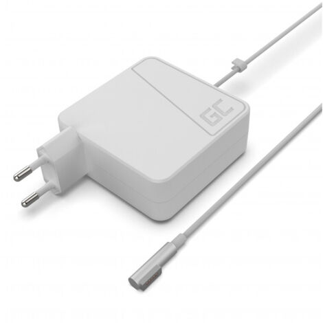 Cargador Green Cell MacBook 60W, conector Magsafe L - Blanco (1/5)