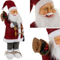 Papá Noel - Figura navideña 45cm Ruhhy 22352