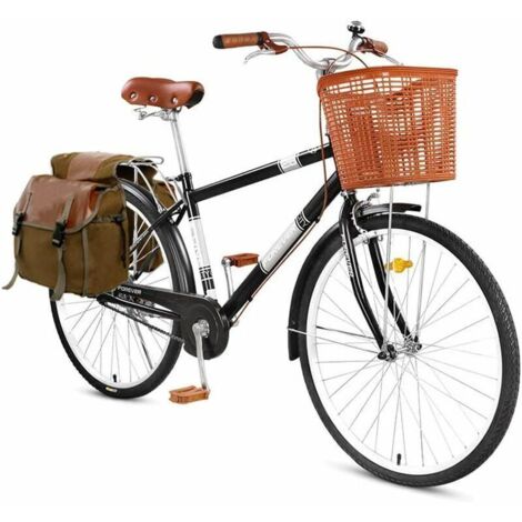TentHome Sac de Vélo Rétro Sacoche de Porte-Bagages Sac Double de Siège Arrière pour Vélo Moto (Noir TentHome Sac de Vélo Rétro Sacoche de Porte-Bagages Sac Double de Siège Arrière pour Vélo Moto (Noir