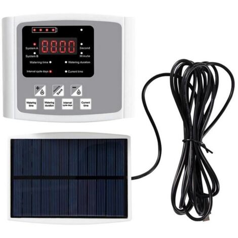 1 système d'irrigation goutte-à-goutte, double pompe, contrôleur ...