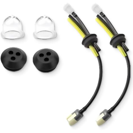 Tuyaux D'essence Avec Filtre,Universel Filtre à Essence kit,Tuyau de Carburant Pour Débroussailleuse,Durites D'essence de Tondeuses Avec Poire d Amorçage,Pour le Jardinage et L'agriculture,2 Ensembles (1/5)