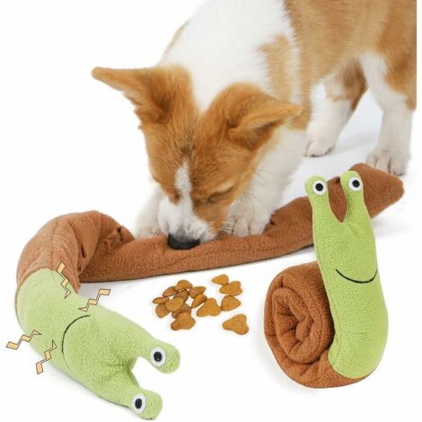 Jouet pour chien 1pc Jouet reniflant pour l'éducation et l'instinct de recherche de nourriture Jouet interactif de dentition en peluche pour soulager le stress Jeux ennuyeux (1/5)