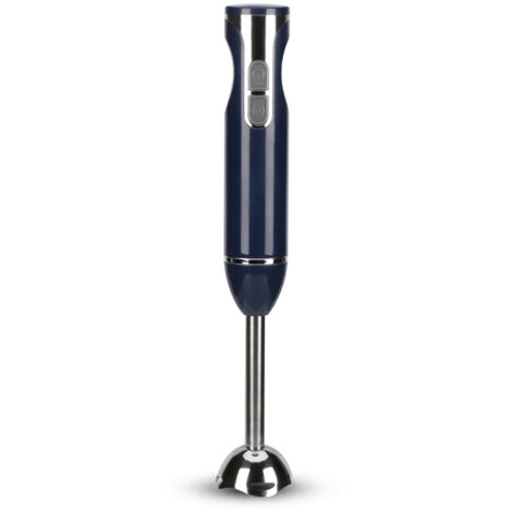 Mixeur plongeant 1200W – Pied amovible inox – 4 lames en acier – Conception ergonomique anti-éclaboussures – Nettoyage facile (1/6)