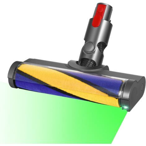 Brosse pour Dyson V8 Detect Slim Tête de Brosse à Rouleau pour Dyson Aspirateur Accessoires Pièces Détachées avec Lumières LED Turbo Brosse Nettoyage pour Sols Durs (1/5)