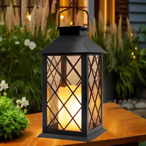 1 linterna solar navideña Magic Court, vela flotante con energía solar, lámpara LED sin llama, para uso en exteriores, Pascua, Halloween.