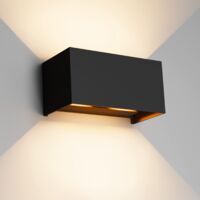 Aplique de pared LED 24 W, 3000 K, iluminación exterior, IP65, iluminación exterior, aplique de pared, blanco cálido