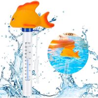 Termómetro para piscina, termómetro flotante para piscinas, utilizado para medir la temperatura del agua en spas, bañeras, jacuzzis y estanques.
