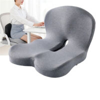 Cojín ergonómico para el respaldo, ultrasuave y con buen soporte, para viajes largos, sillas de oficina, trabajo de oficina, coches.