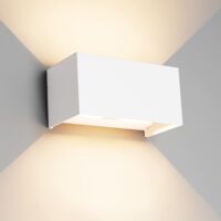 24-W-LED-Wandleuchten für den Innen- und Außenbereich, höhen- und winkelverstellbar, 3000 K, IP65