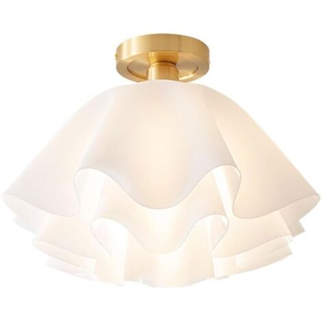 Lampada da soffitto a filo a forma di fiore vintage, stile nordico moderno, oro, ideale per corridoio, sala da pranzo, 3 colori (1/5)