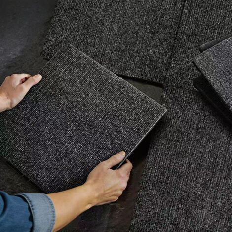 Set di 36 piastrelle per pavimentazione da esterno, 3030 cm, modulari e componibili, facili da installare, per verande, bordi piscina, balconi