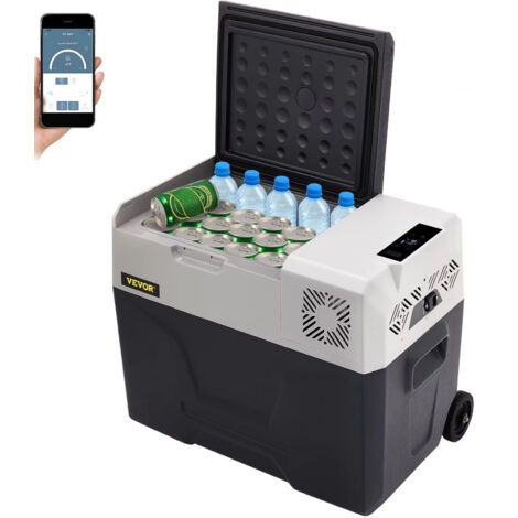 Frigo portatile elettrico, Frigorifero per auto, Congelatore, Mini frigo, Ideale per drive-in, campeggio e picnic (30L) (1/5)
