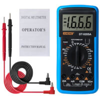 Multimetro digitale ANENG DT9205A con scala automatica, tester per transistor CA/CC, tester elettrico NCV, tester analogico professionale