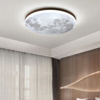 Plafoniera creativa, moderna e minimalista, da soffitto, rotonda Plafoniera a LED, plafoniera creativa, adatta per ingressi e camere da letto (26 cm, 6000 K)