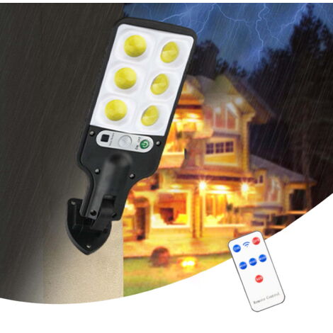 Outdoor solar lights, LED solar wall lights with 3 modes, IP65 motion sensor solar lights (1/5)