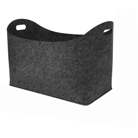 Laundry basket, laundry box, laundry bag, felt book holder, storage basket, reusable laundry basket, space saver, 55 x 30 x 40 cm (1/5)