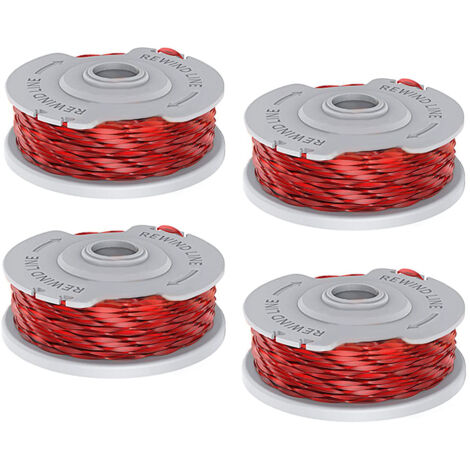 4pcs Flymo Fly021 / Fly0060 Strimmer Cartridge 1.5mm Dual Feed Automatic Cartridge and Line Replacement