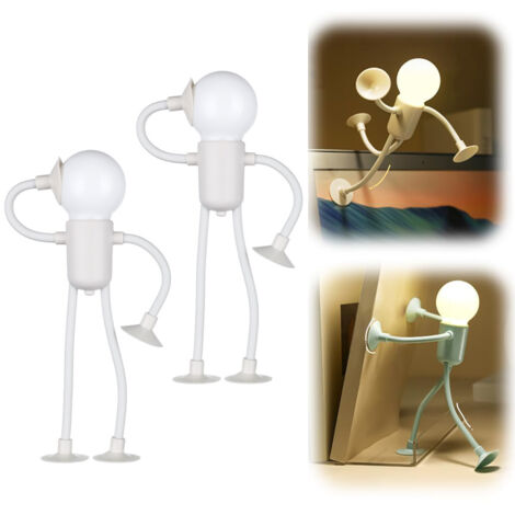 2Pcs Sports Night Light Interchangeable Shape, DIY Shape Night Lights for Bedroom, Hallway, Beige (1/5)