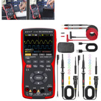3-in-1 handheld oscilloscope, dual-channel 50MHz, voltage and current testing, multimeter, with digital multimeter and signal generator tester.