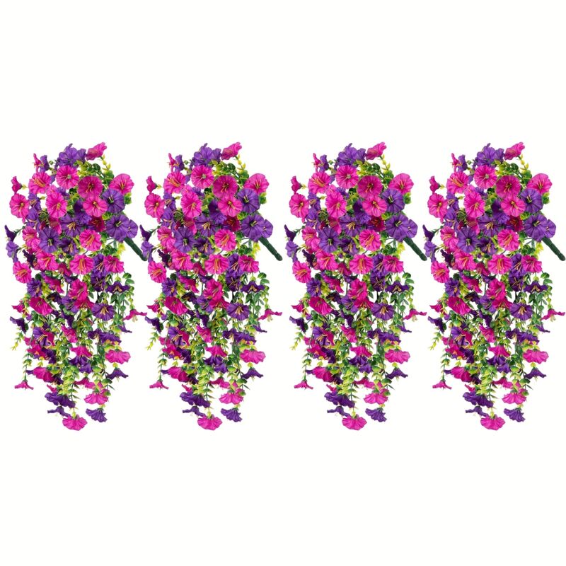 7Ft Artificial Pink Silk Rose 42 Heads Flowers Hanging Garland
