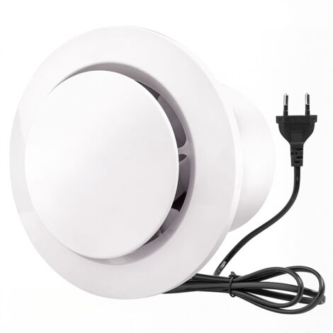 AUTRUCKER 200mm Air Extractor 300m³/h 40W, with Non-Return Valve, High Airflow Extraction Fan, Energy Efficient (8 inch) (1/5)