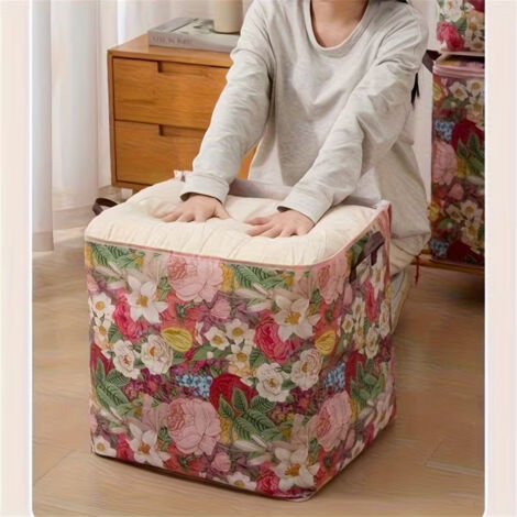 LEDANDER Extra-Large Waterproof Storage Bag – Foldable Fabric Organizer, Ideal for Storing Clothes and Blankets at Home, Durable, Travel-Friendly (1/5)